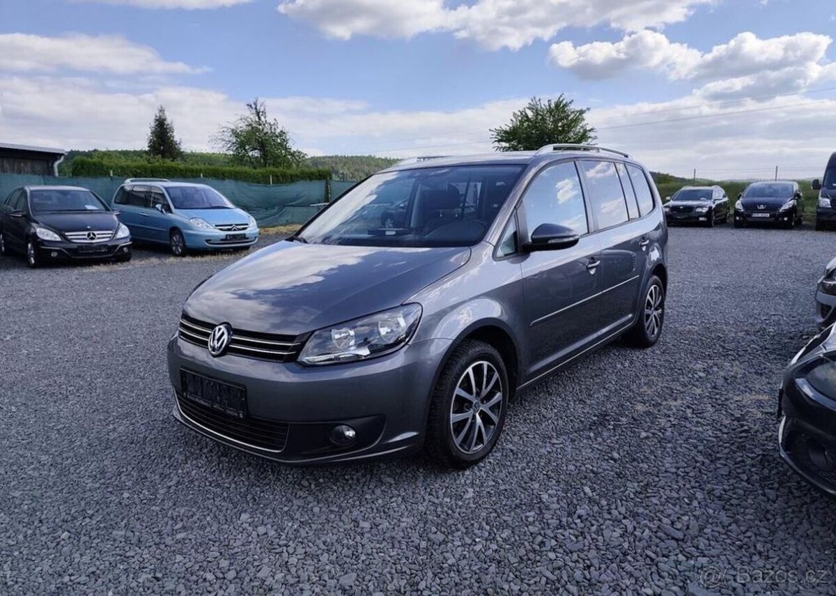 Volkswagen Touran 2.0 TDI DSG, Klima, Tažné.serv nafta