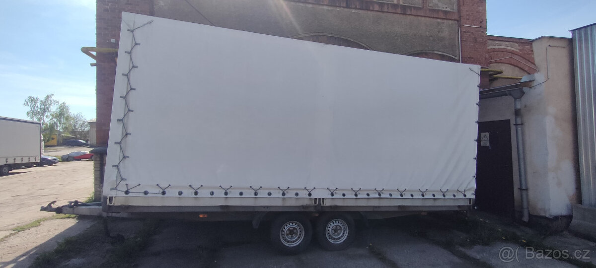 Přívěs, vlek Agados D8 3500 kg 14 palet, 572x247x250 cm