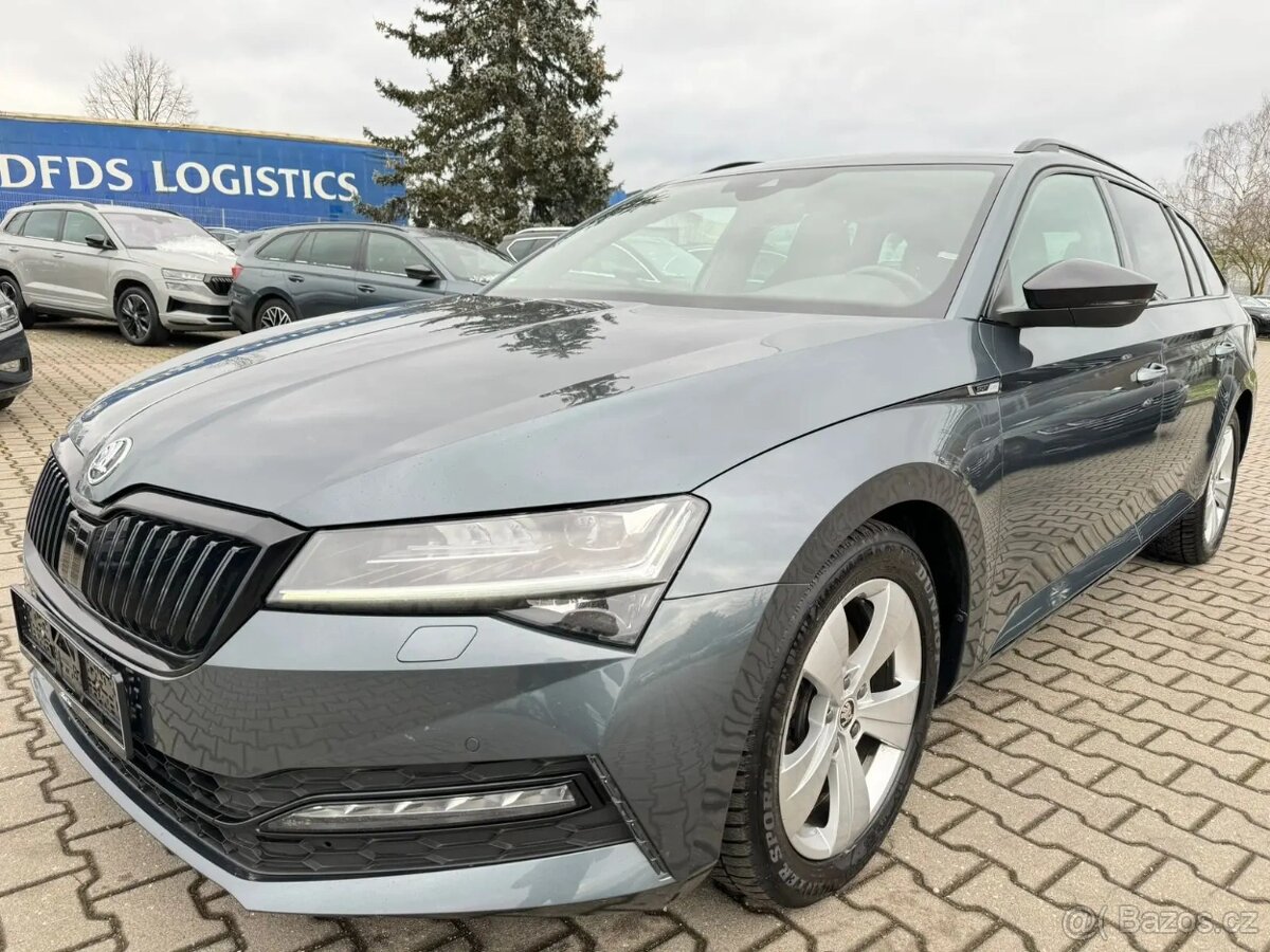 Škoda Superb sportline 4y4 TDI 140kw DSG/tažné/canton/kamera