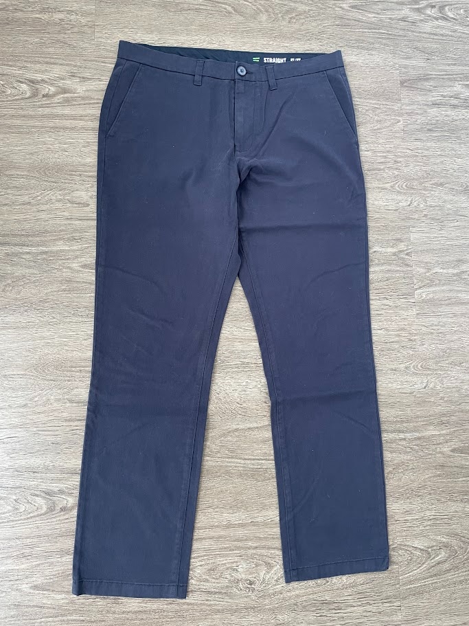 Pánské společenské kalhoty 2ks (modré, černé) vel. 36/32