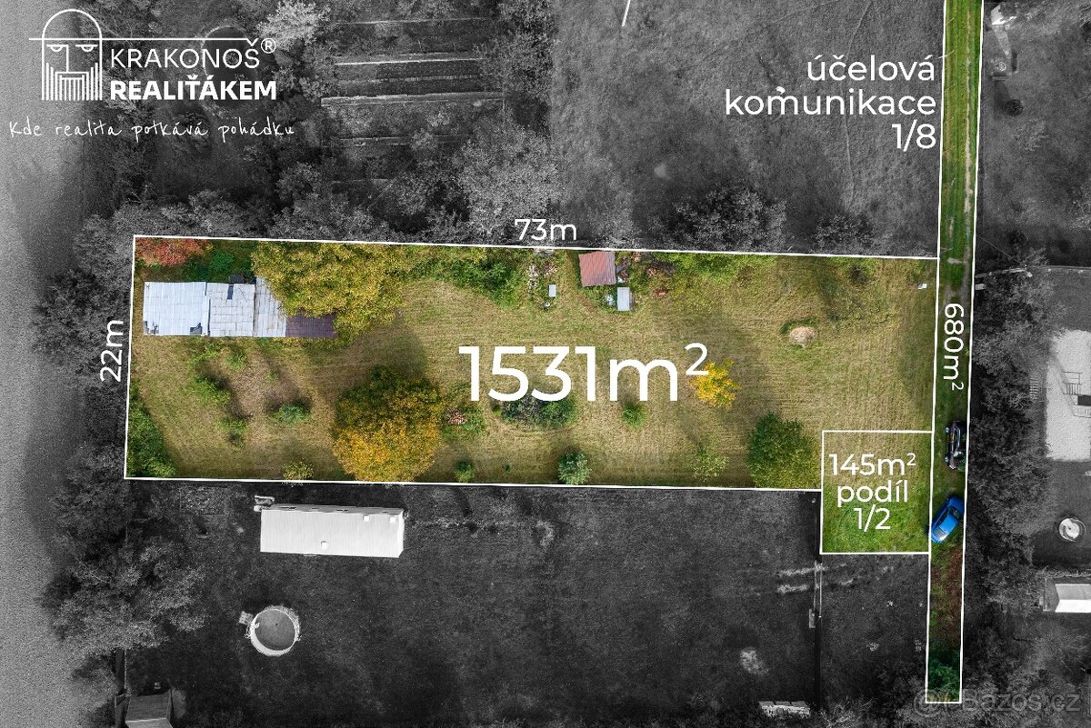 Prodej pozemku, Lipník nad Bečvou-Nové Dvory