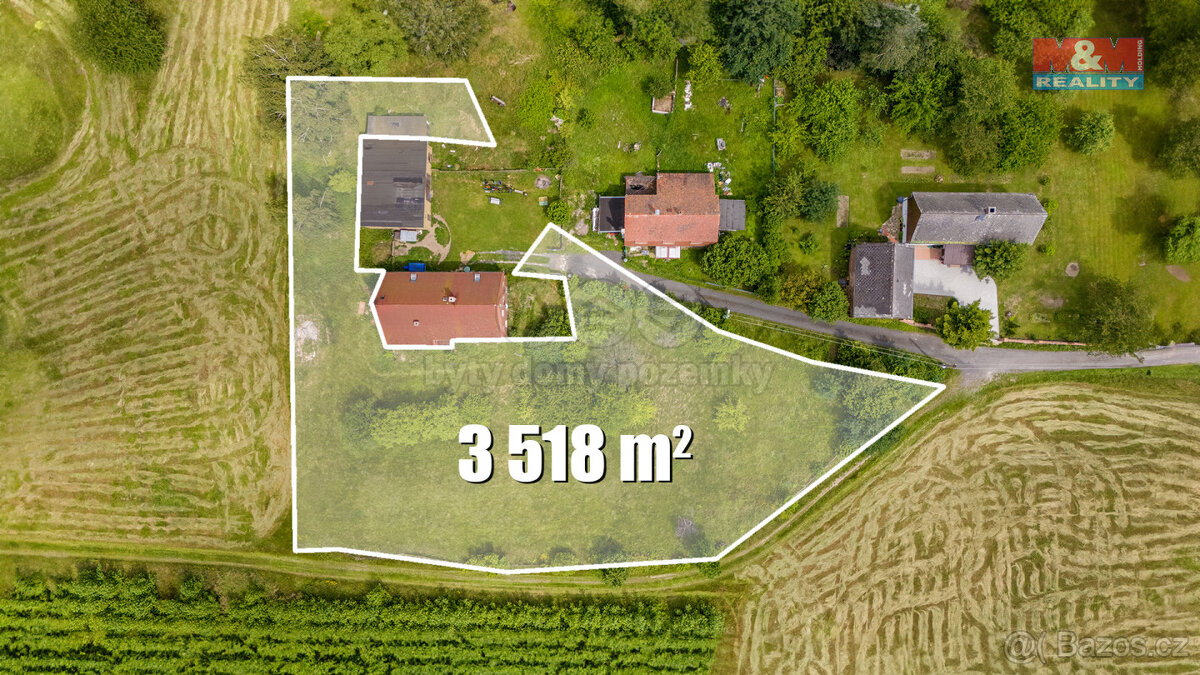 Prodej pozemku k bydlení, 3518 m², Habartice