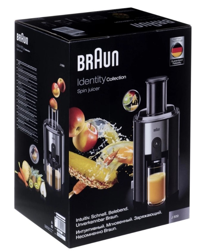 Braun Multiquick J 500 BK - odšťavňovač