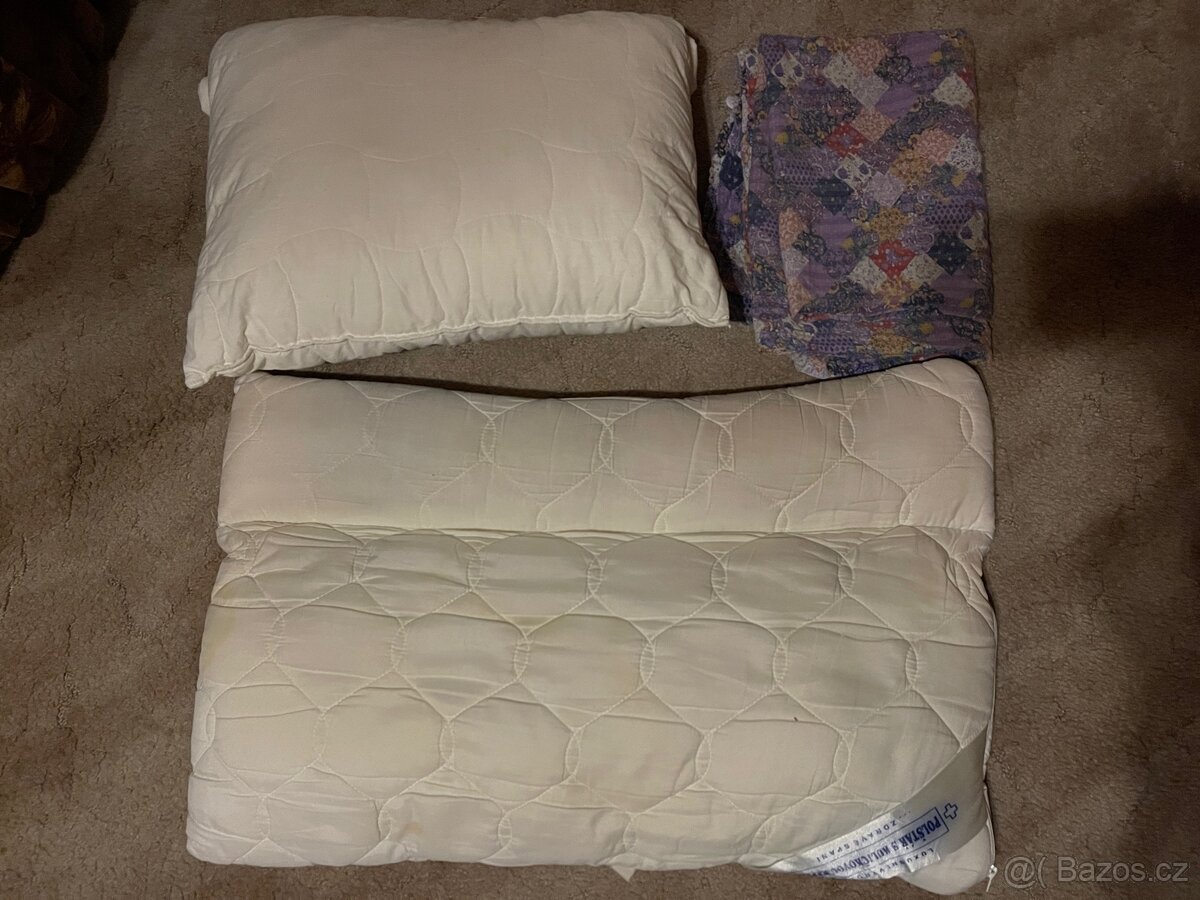 Zdravotní polštář na zip 70x40cm + bonus polštář SCANquilt