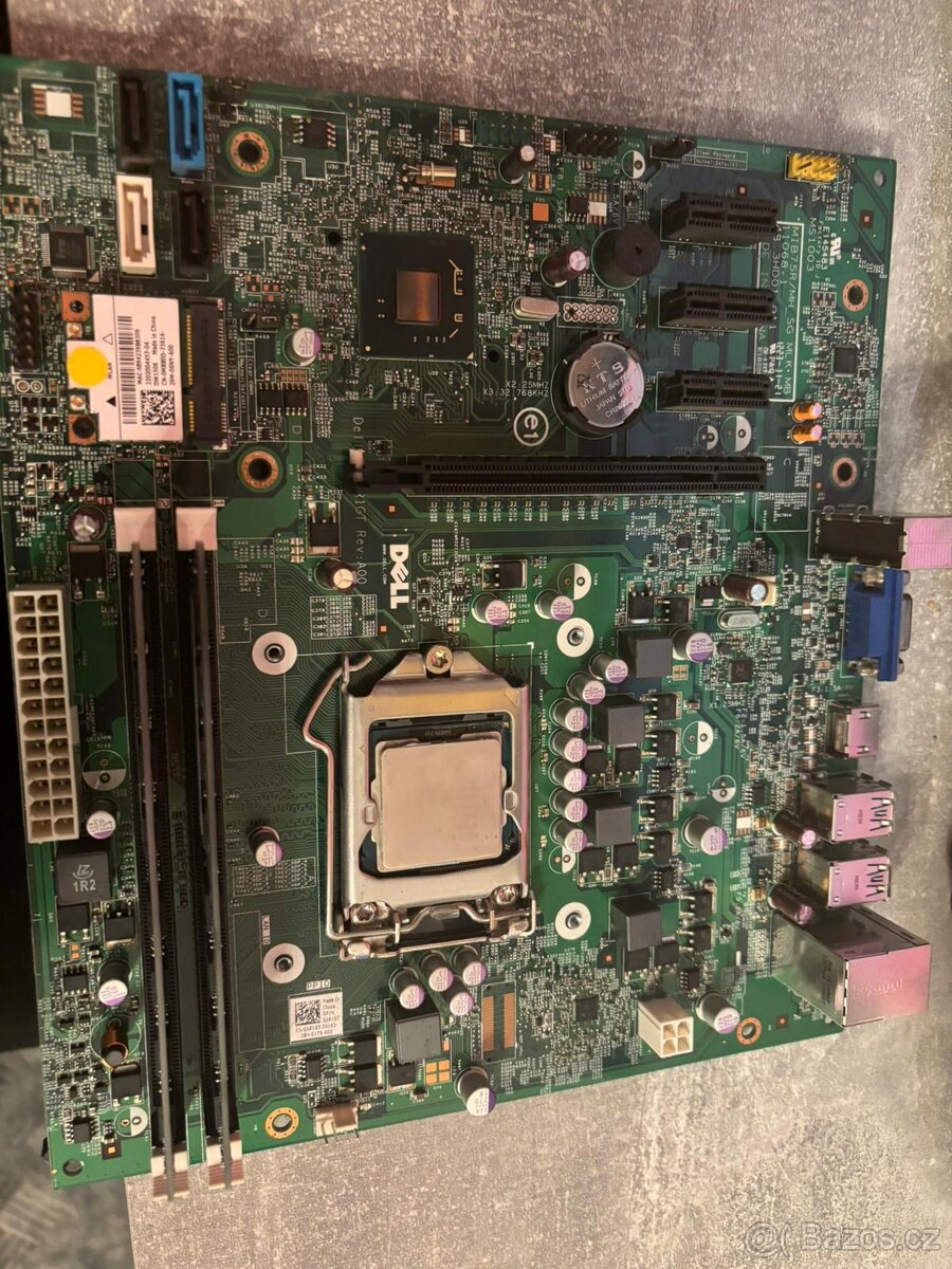 Dell MB + i5 3450 + 8GB RAM + chladič + WiFi