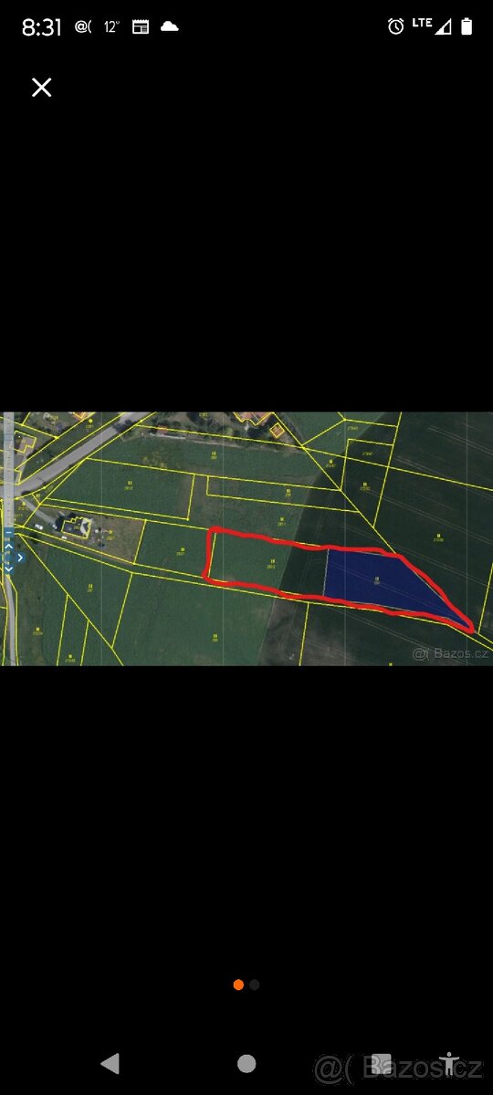 Pozemky Klučov U Třebíče