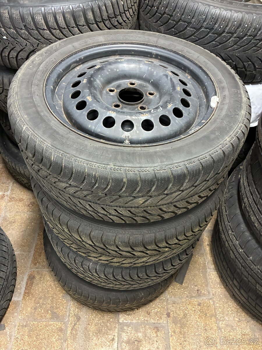 Zimní pneu vč TPMS + plechový disk Kia Ceed, cena za 1ks