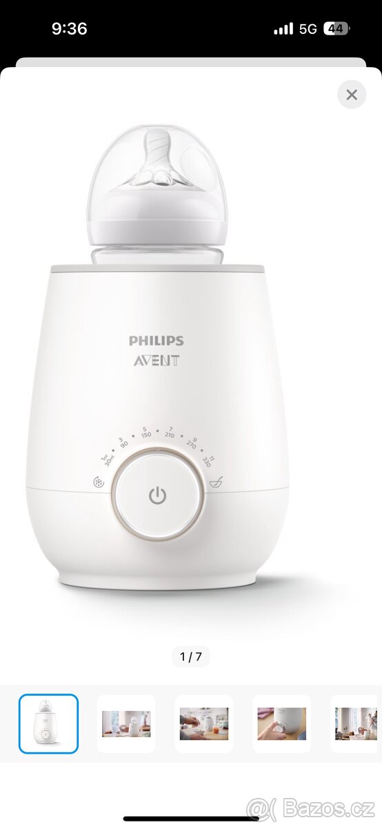 Nova ohrivacka lahvi Philips AVENT SCF358/00
