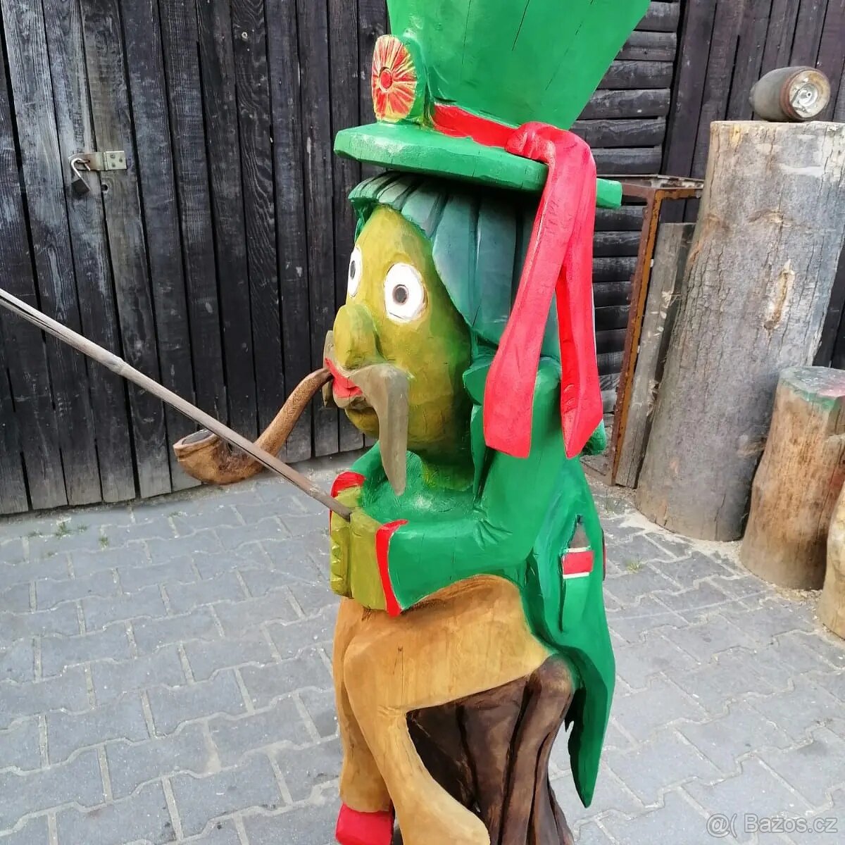 vodník motorovou pilou