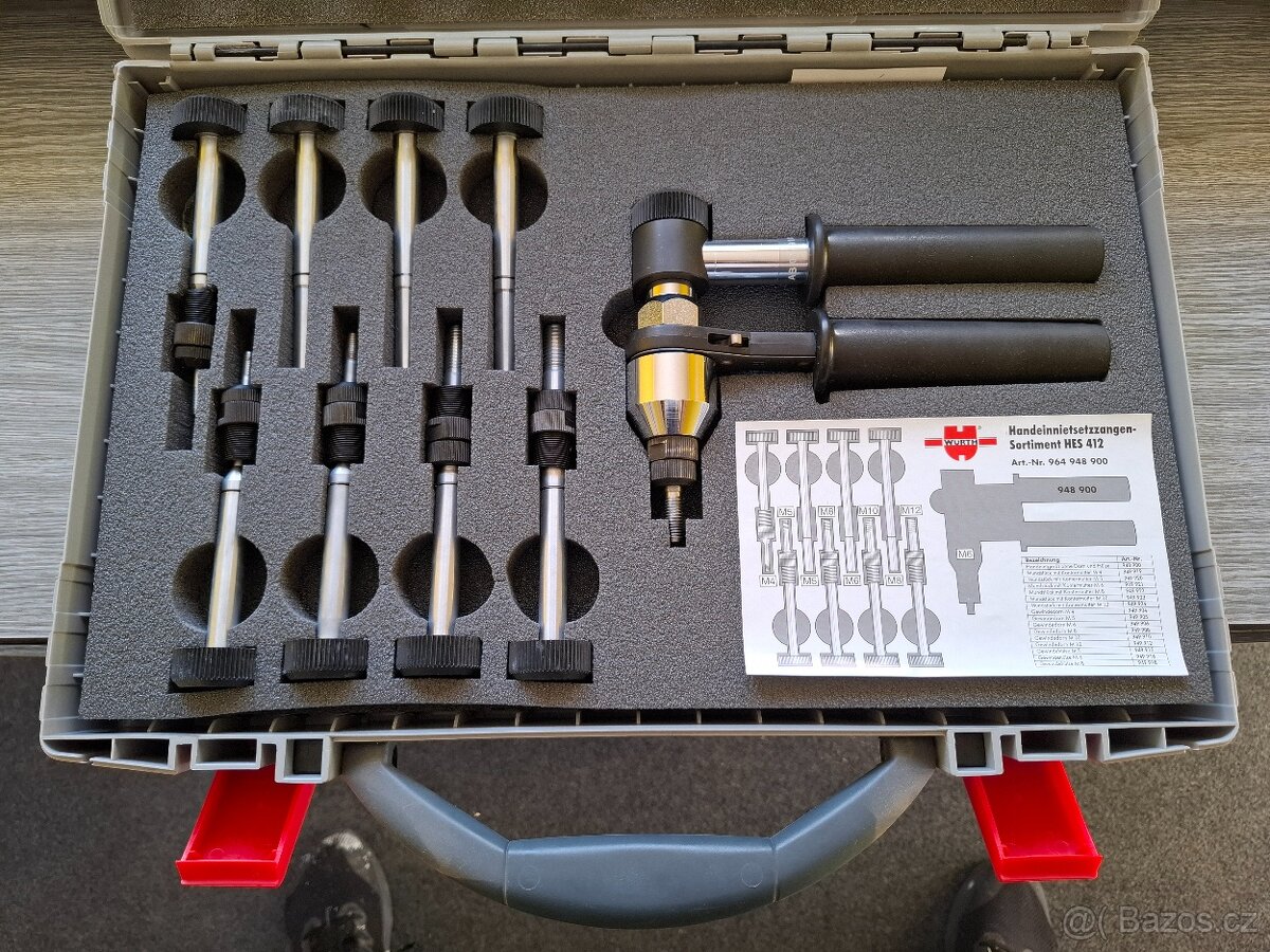 Sada nýtovačů WURTH HES 412