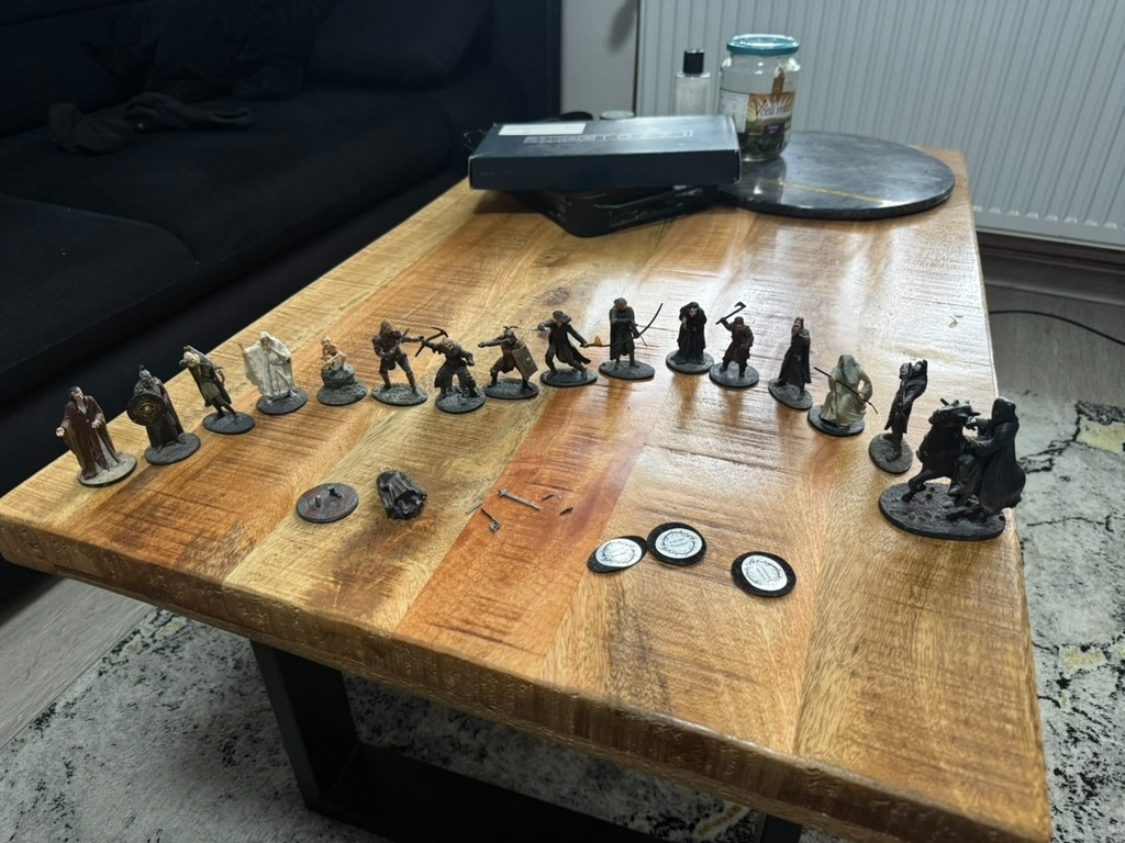 Kovové sběratelské figurky Pán Prstenů NLP 2005