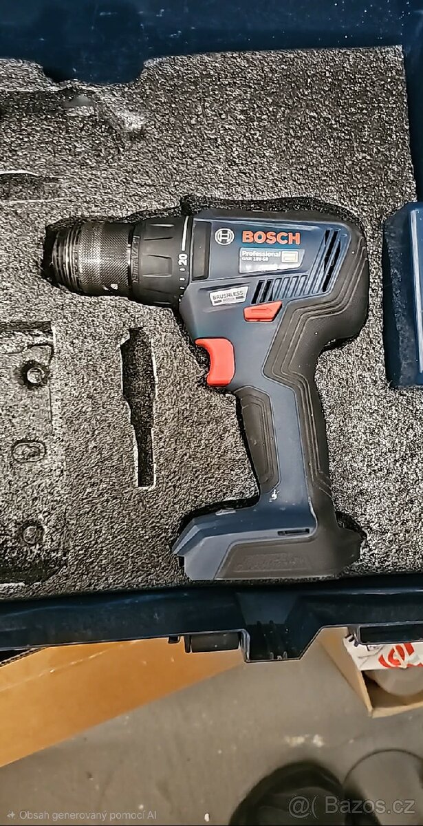 Bosch aku šroubovák, baterie,nabíječka a kufr