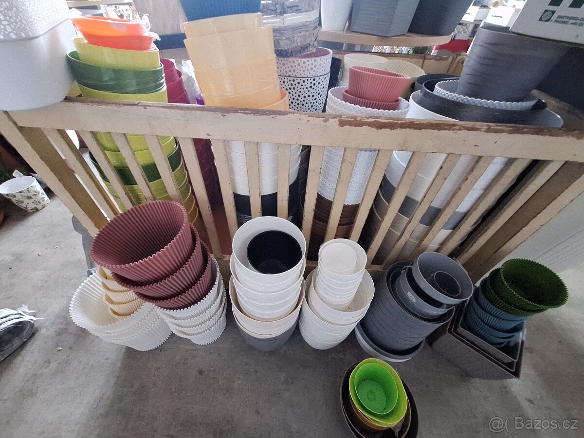 Plastové obaly na květiny