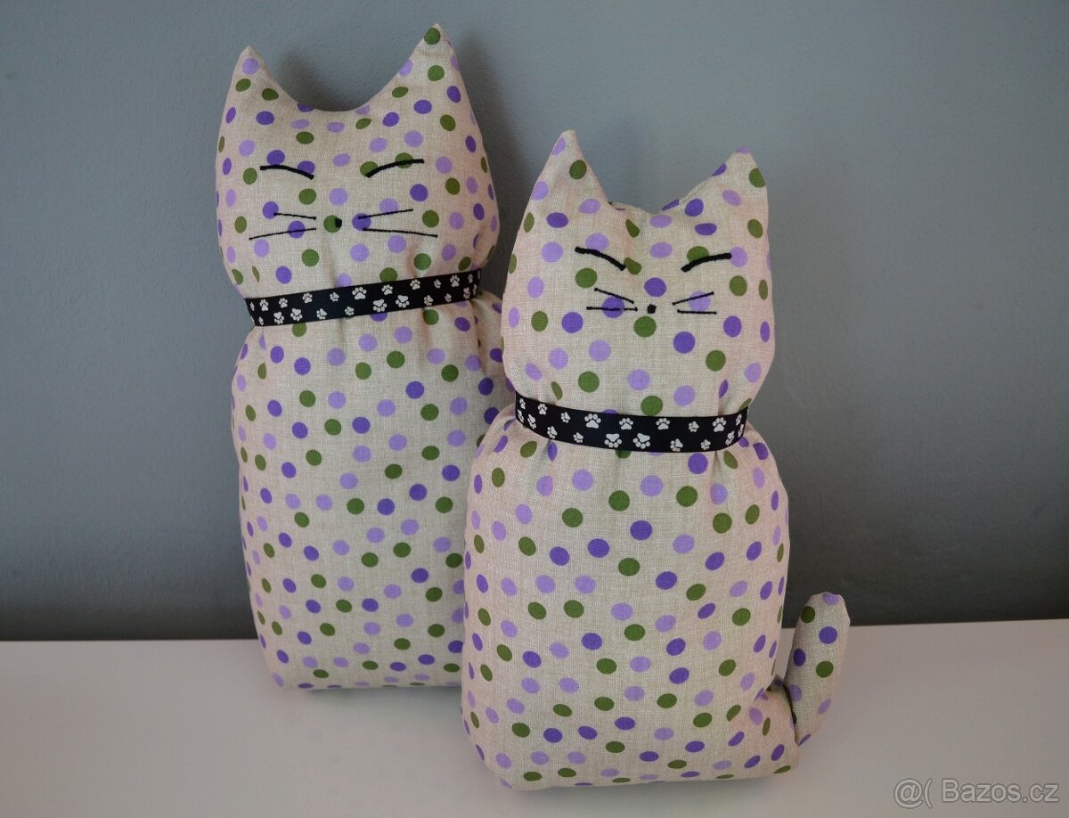 Dekorační polštáře kočky - sada 2 ks