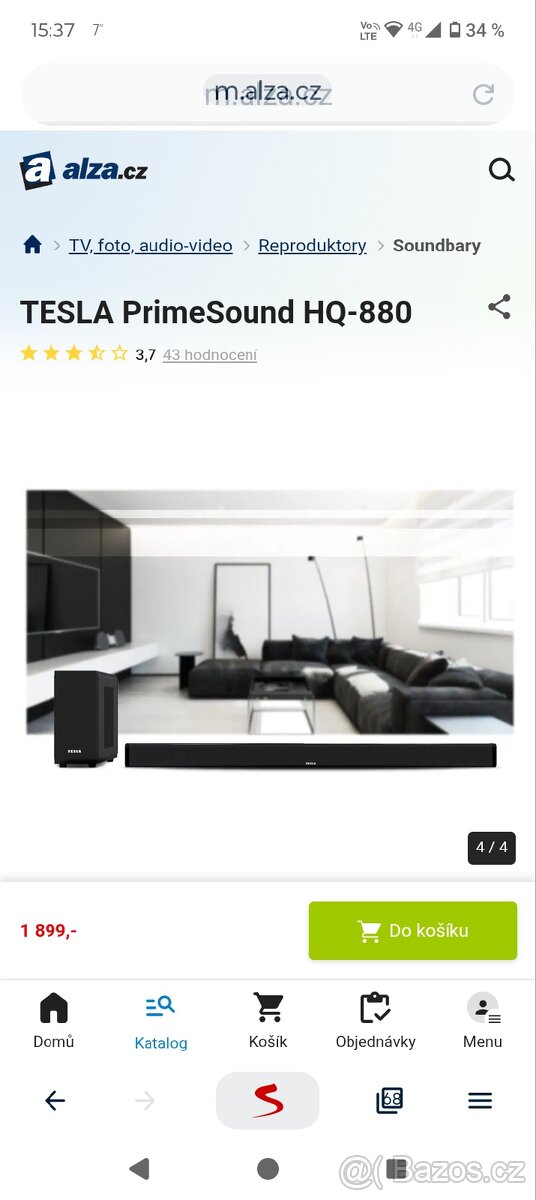 Soundbar Tesla prime Sound HQ-880