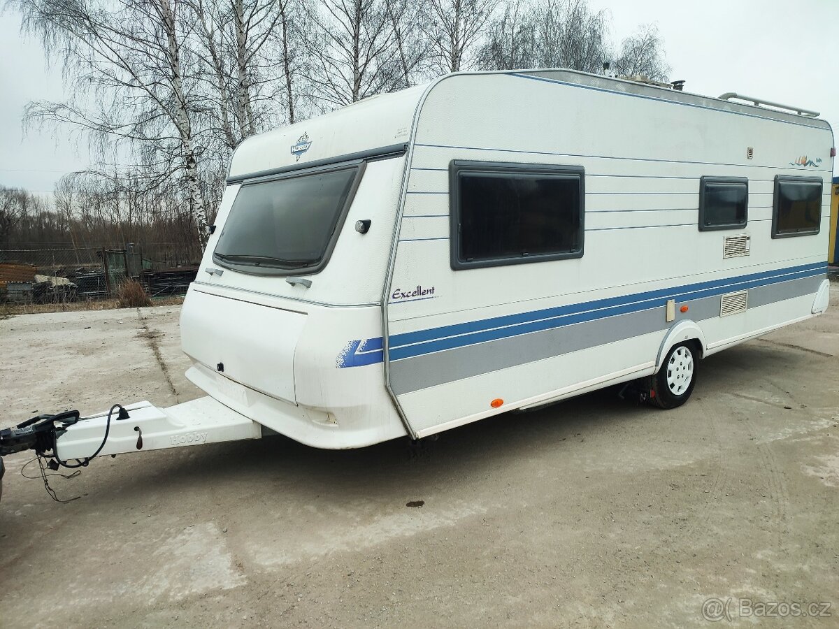 Hobby 560, MOVER, BOILER, předstan, 100km/h