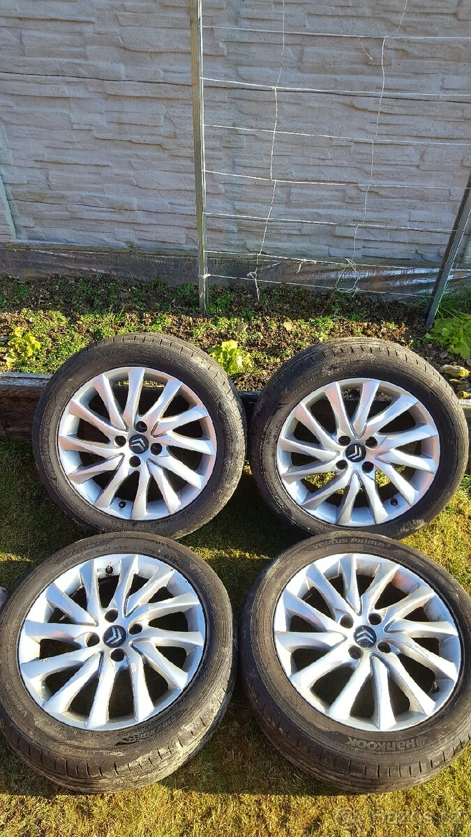 Alu kola Citroën s letními pneu R17