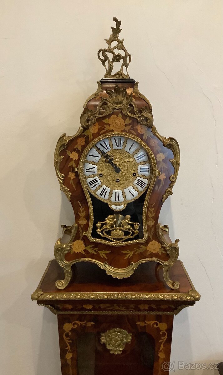 Staré Hodiny Boulle s podstavcem 187cm