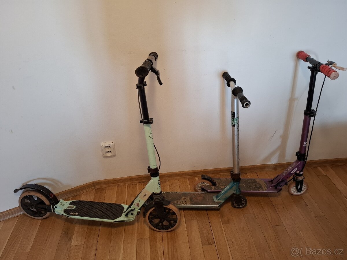 Koloběžky Oxelo set i jednotlivě