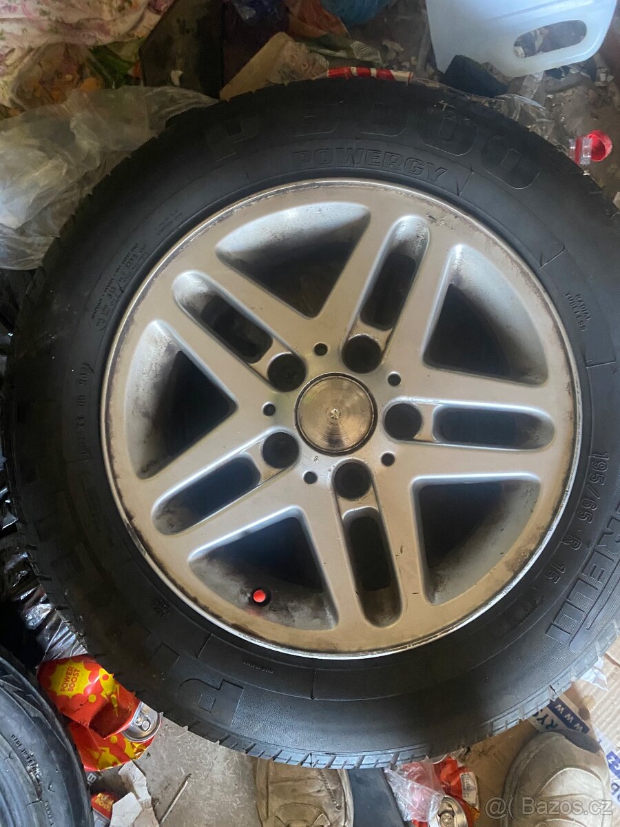 Sada kol na BMW e46 + pneu 195/65/15