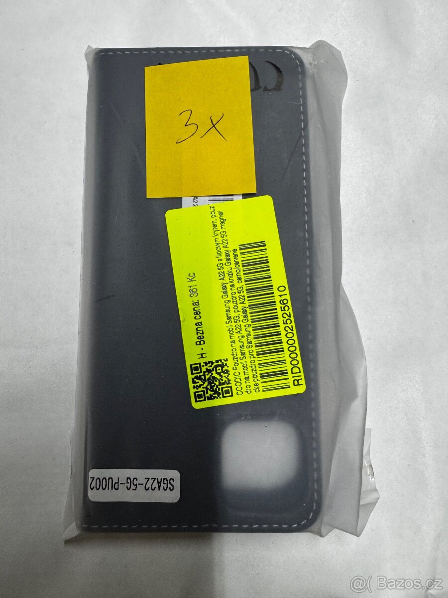 samsung galaxy A22 5G koženy obal na telefon