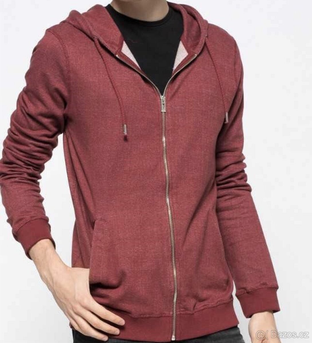 Nová pánská mikina Review s kapucí na zip