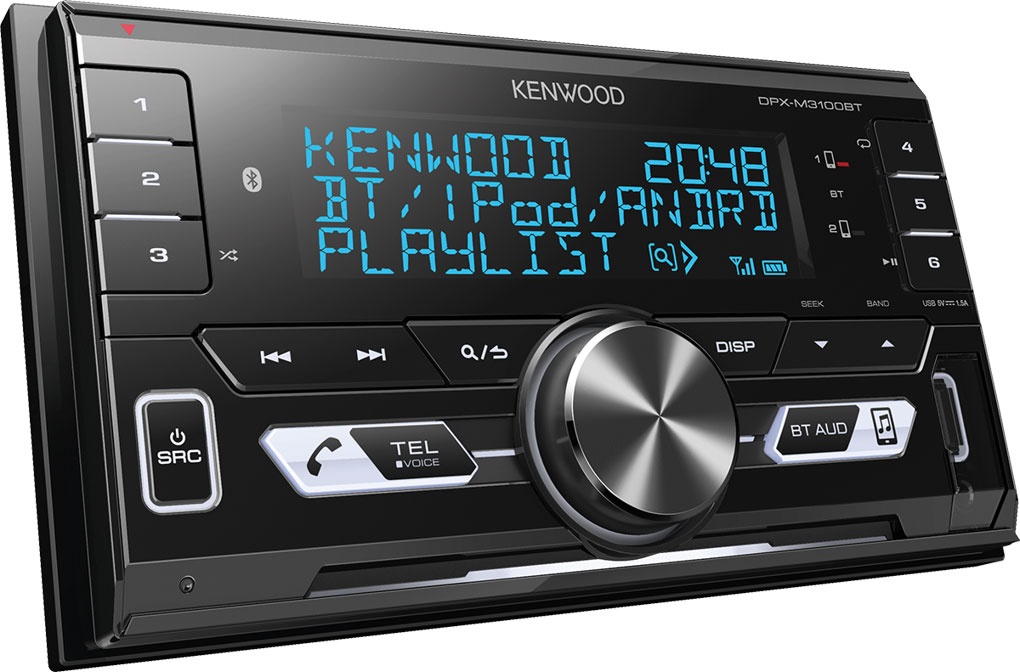 Kenwood DPX-M3100BT s USB a bluetooth