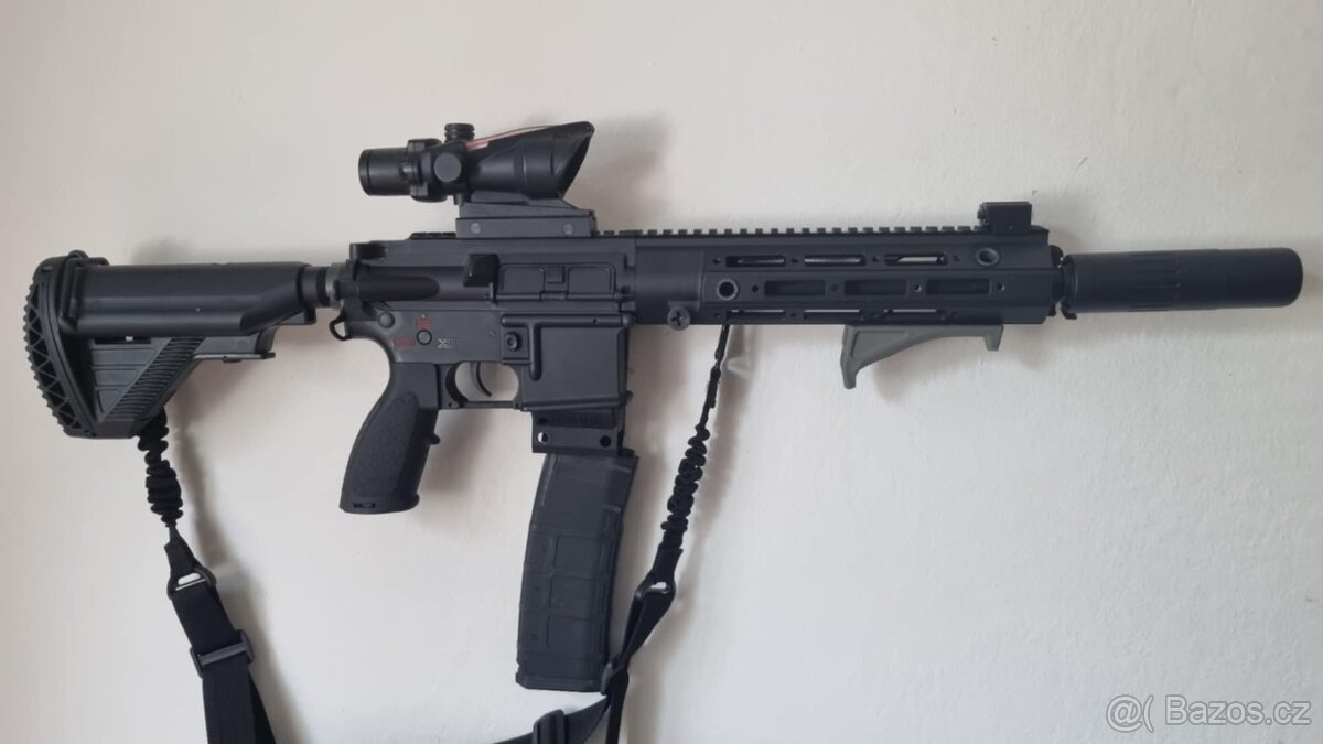 Airsoftová zbraň EC-108 RAHG 10.39\" s tlumičem - černá