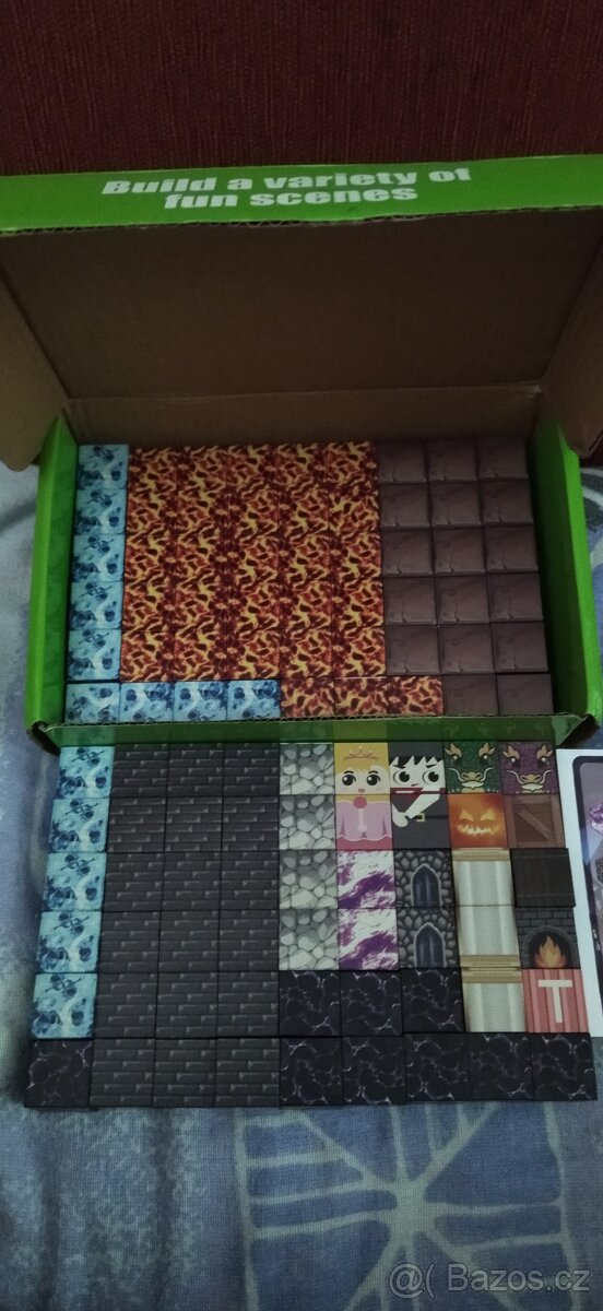 Magnetické kostky Minecraft