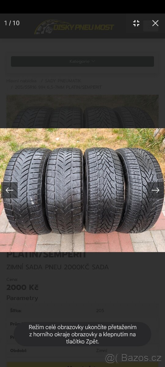 205/55R16 91H 6,5-7MM PLATIN/SEMPERIT