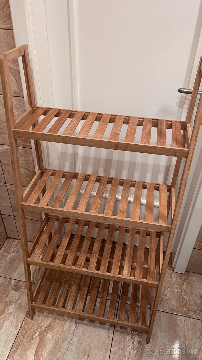 Bambusový regál do koupelny z Bonami