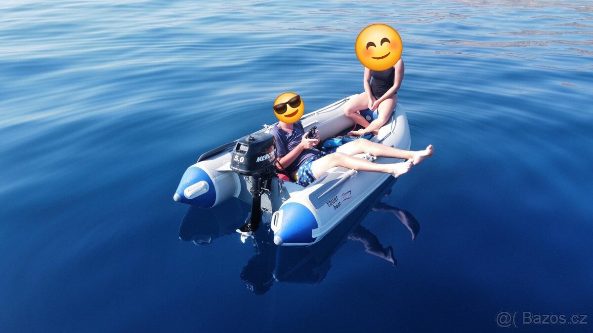 Nafukovací člun s motorem