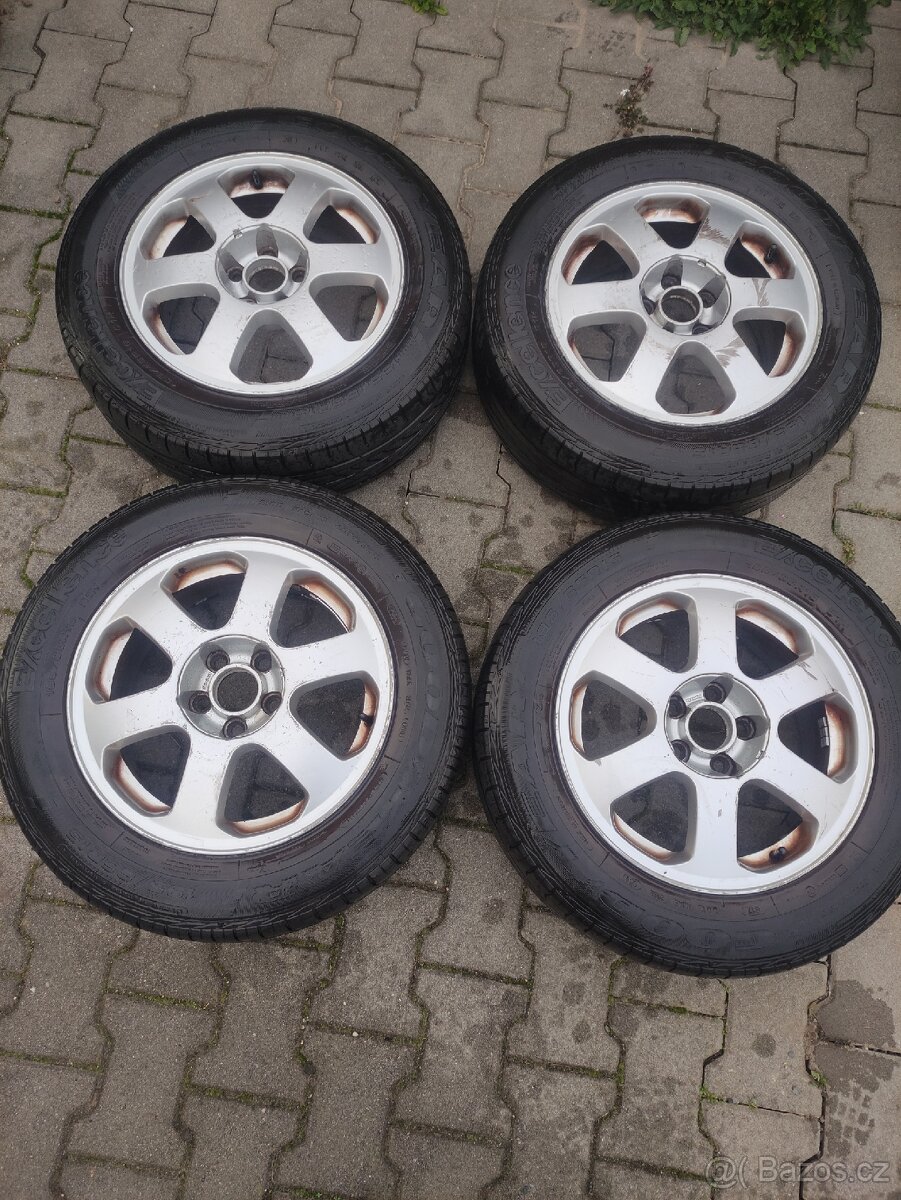 Sada alu kol 5x100 6,5J R15 ET43