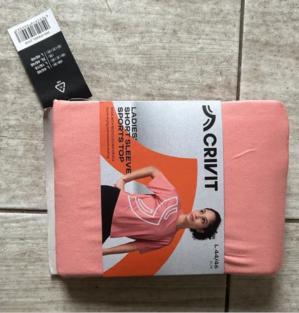Dámské sportovní tričko CRIVIT (Vel. L 44/46)