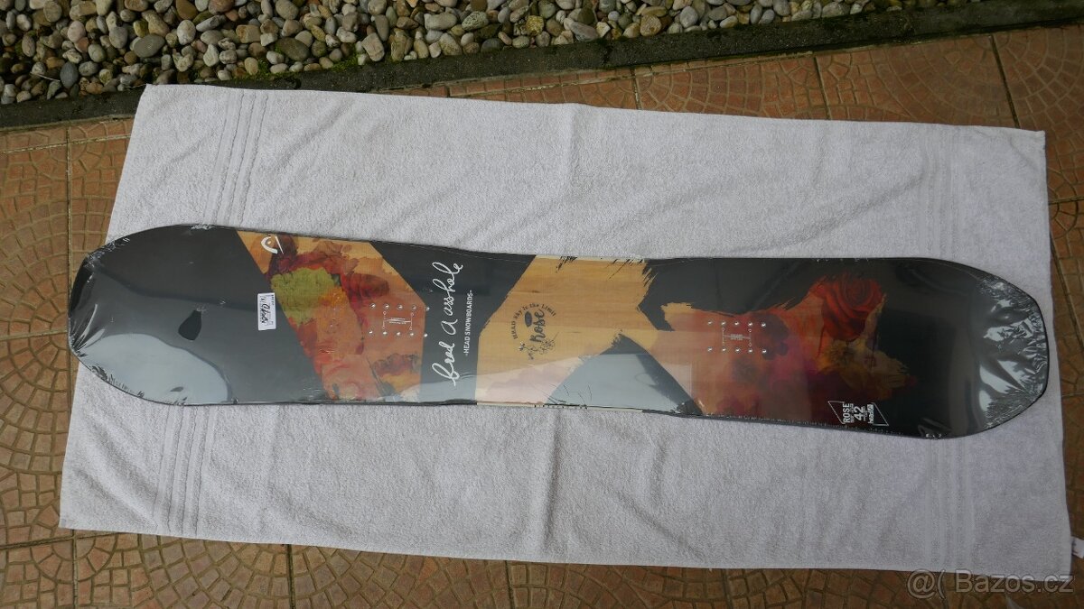 NOVÝ SNOWBOARD HEAD ROSE BLK 142CM/VÁZÁNÍ NIDUS