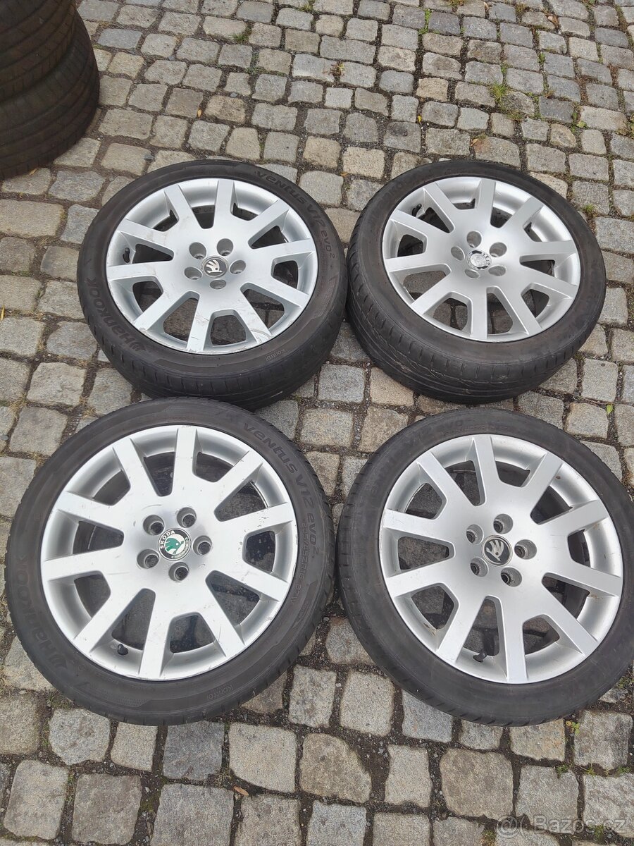 Prodám orig alu 16 škoda Fabia Rs Spider 5x100 ET 37