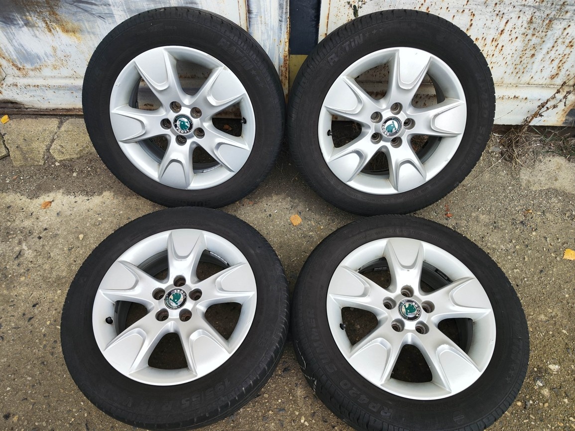 15"letní alu sada 5x100 origo Škoda Roomster Fabia 2 Polo