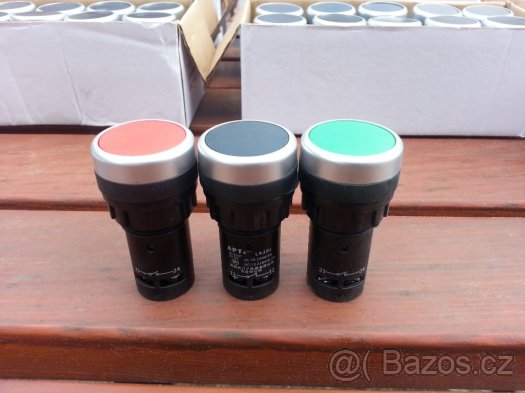 Ovladač, vypínač, spínač, kontrolka, přepínač 230V 3A