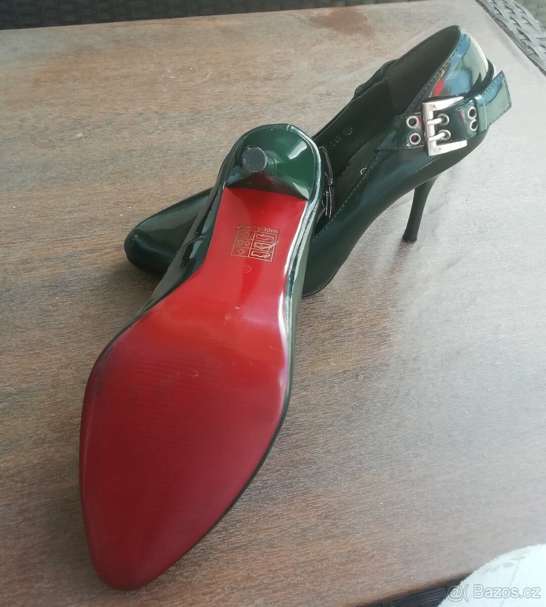 Značkové lodičky, lakovaná kůže, MiZia paris, 38