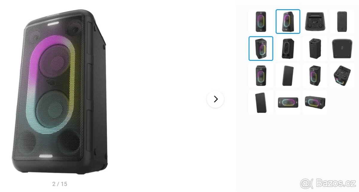 AKU přenosný reproduktor Panasonic BMAX10E jako nový záruka