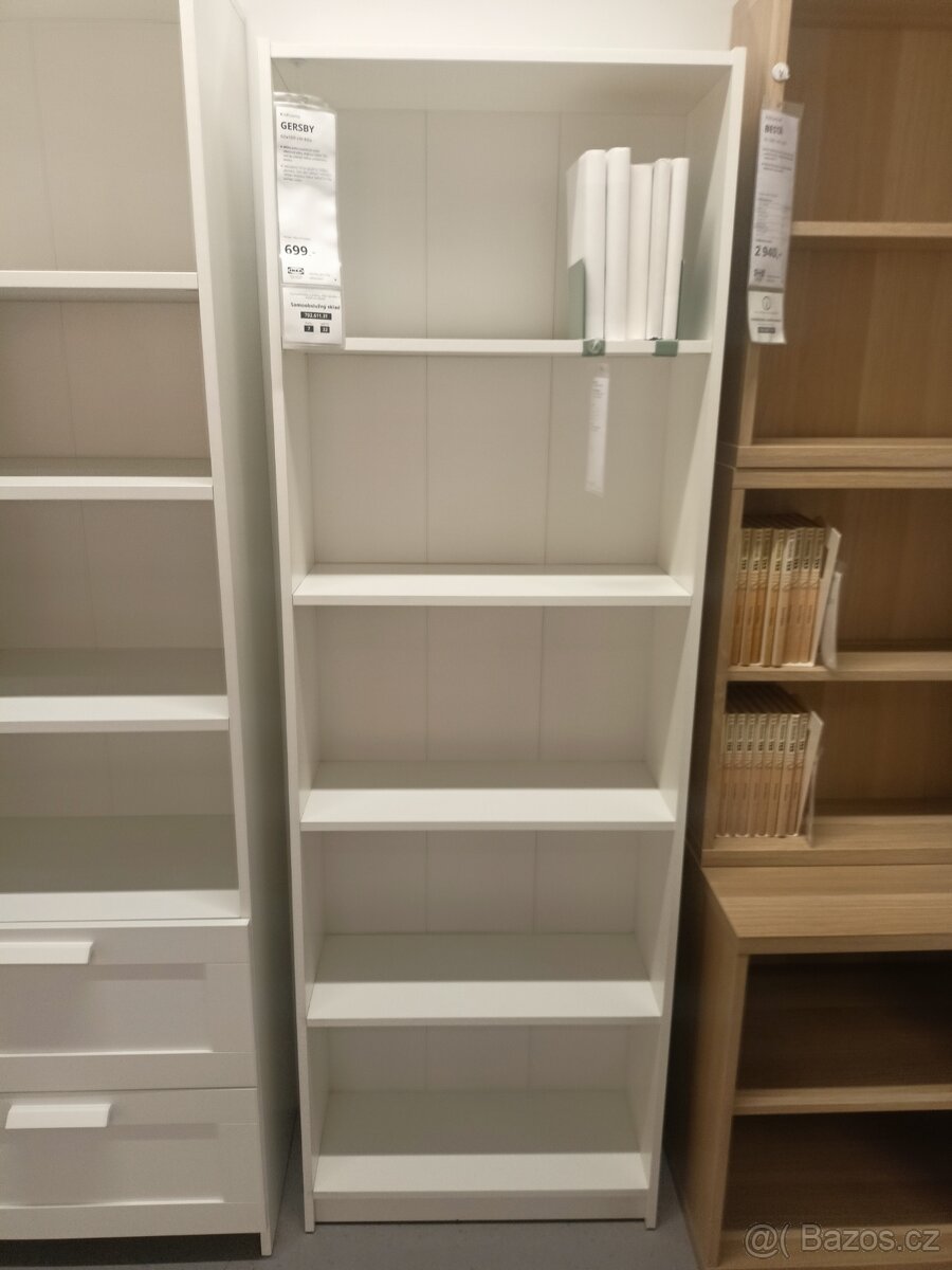 Skříňka knihovna regál