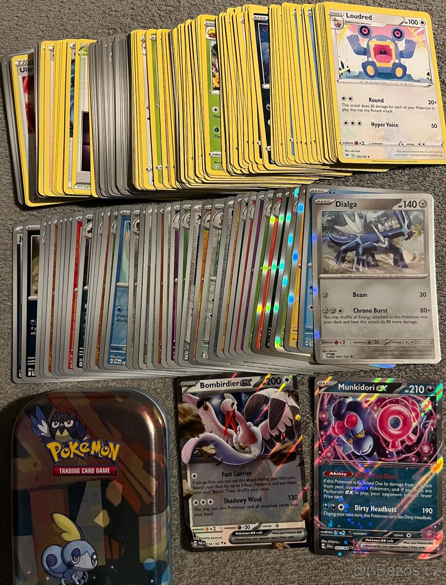 Pokémon karty (EX, holo/reverse, common)
