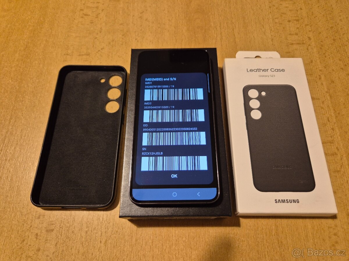 Samsung Galaxy S23, 8GB/128GB Black, v záruce