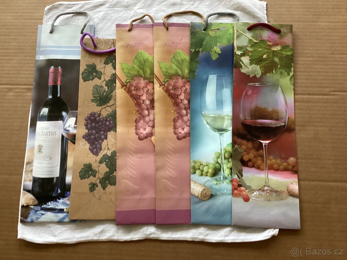 dárkové tašky na víno