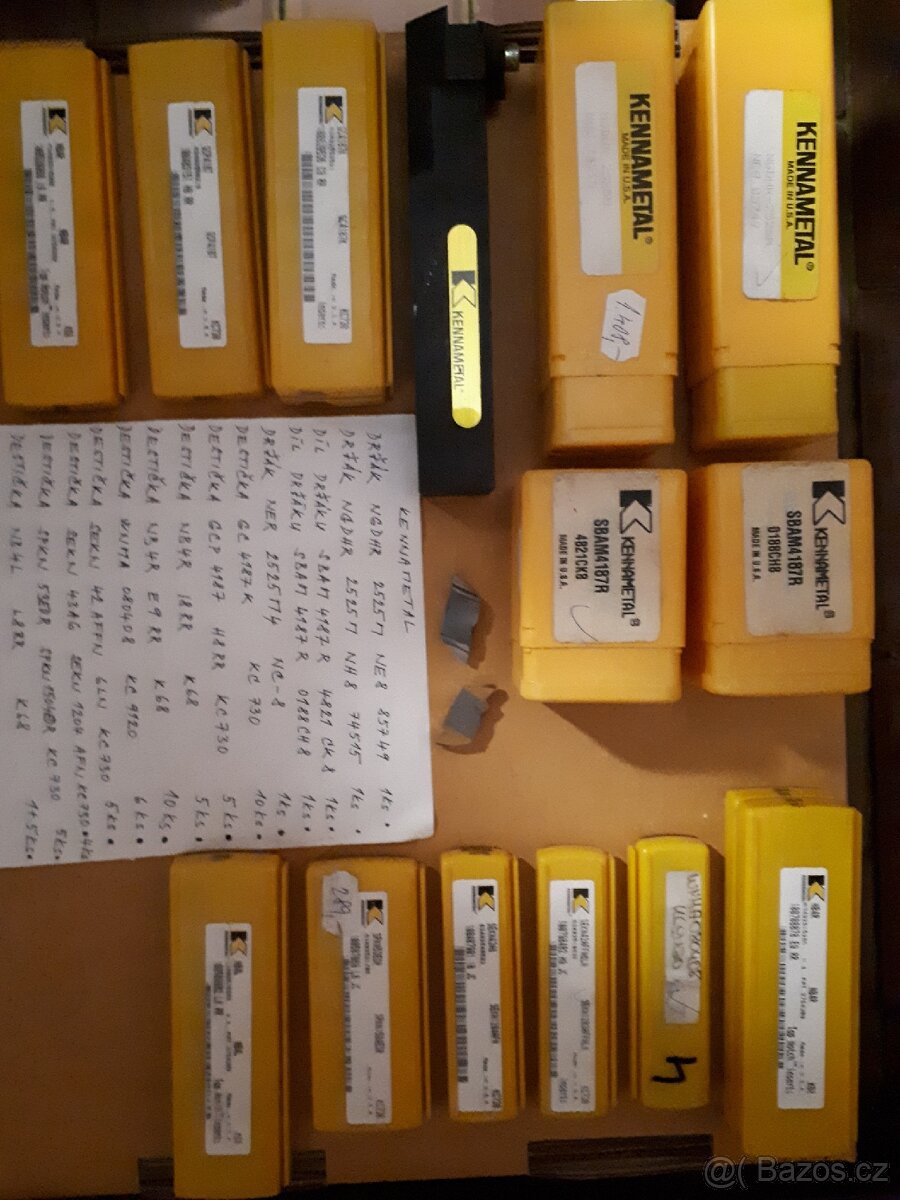Destičky a držáky Kennametal