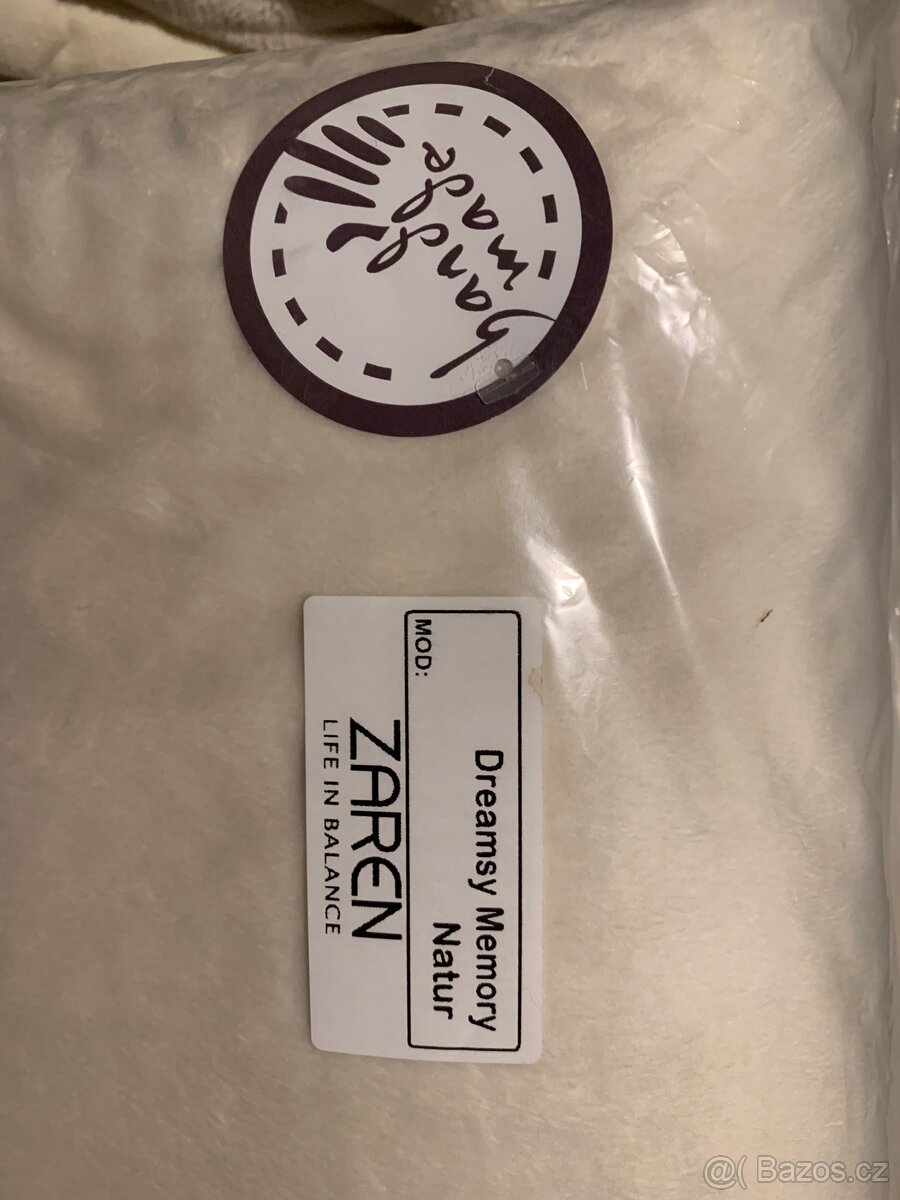 Polštář Zaren Dreamsy Memory Natur