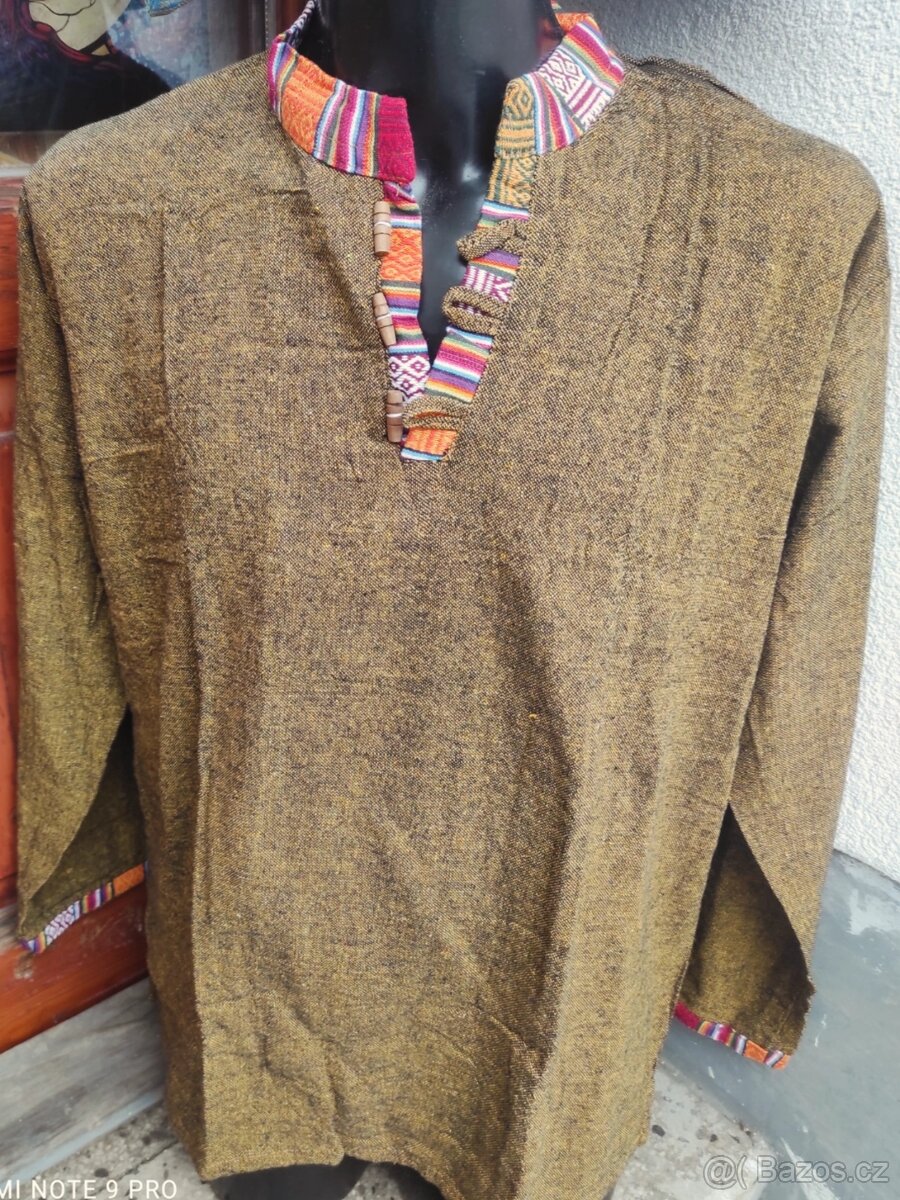 Panská mikina Indie bavlna len