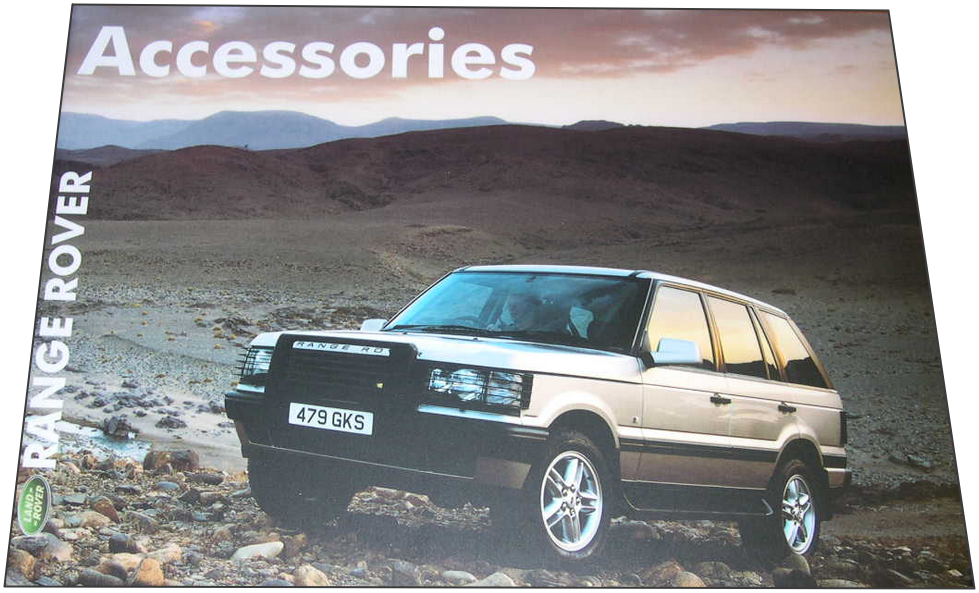 Prospekty Land Range Rover výbava katalog prospekt
