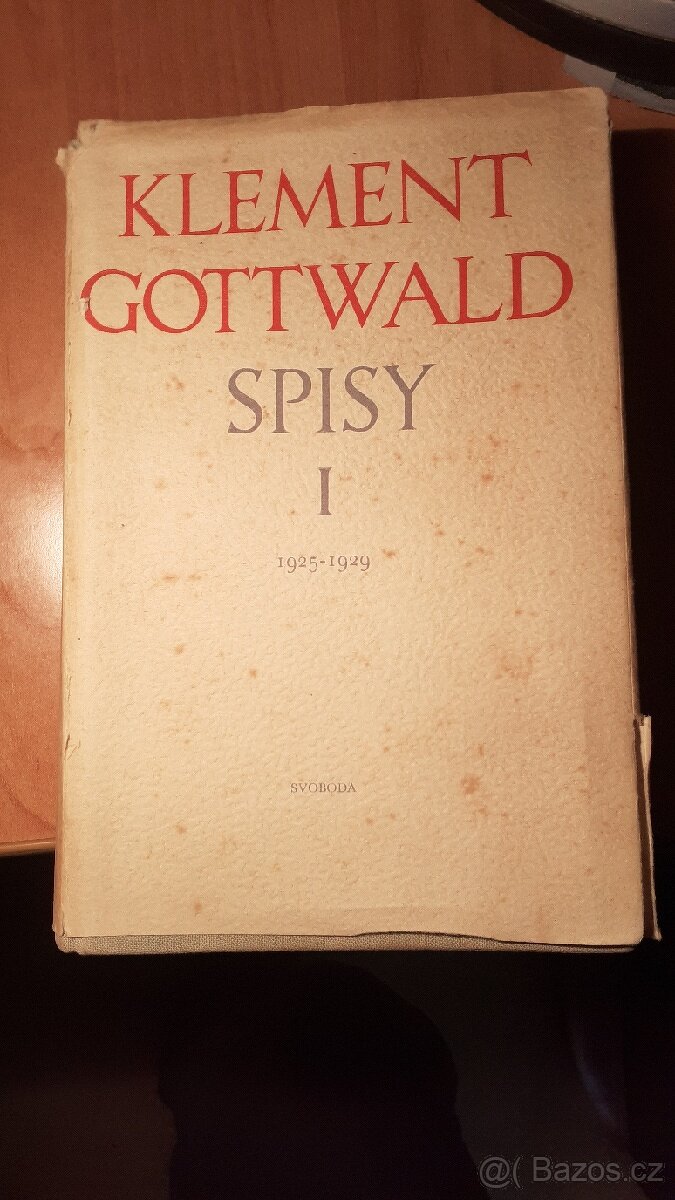 Prodám SPISY I a II od K. Gottwalda
