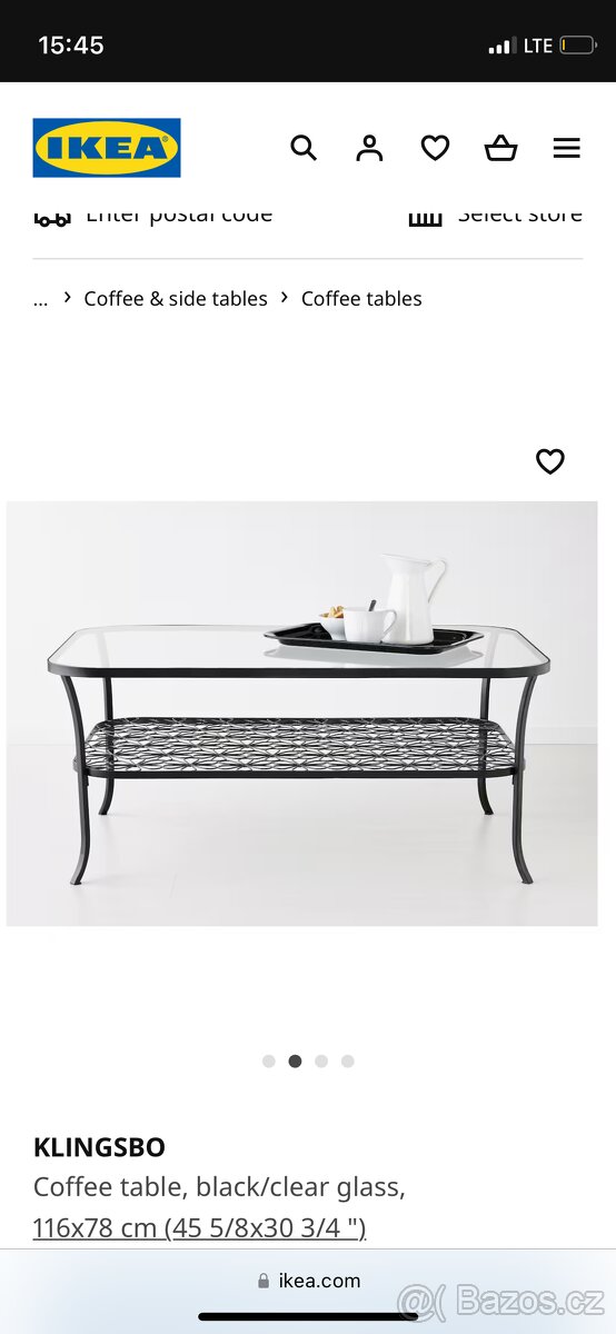 Ikea konferenční stolek